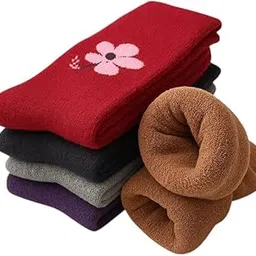 Women’s Warm Woolen Winter Socks – Thick, Soft & Cozy Thermal Wool Blend Socks for Cold Weather-image-27