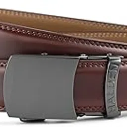 halden BURLEY Belts For Men Leather Original (Adjustable Fits Up to 44 Inch Waist) Ratchet Straps, Unique Magnetic Auto-lock Buckle Casual Belt For Men-picture-40