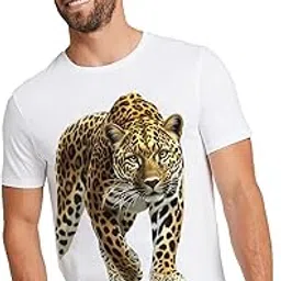 vlam Oversized Fit Cheetah Print Graphic Animal Tshirt for Men and Women-picture-43