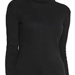 hypernation Women's Cotton High Neck T-Shirt (HYPW02704)-picture-40