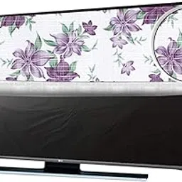 KCE STORE Dustproof PVC LED TV Cover Suitable for All Models of 32 Inch TV Petals-picture-33