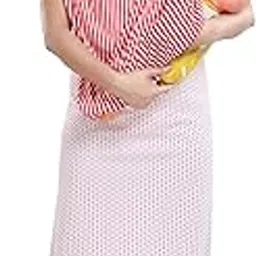 fabme Polyester Women Floor Length Maternity Night Dress-picture-19