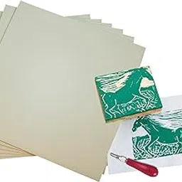 Sax Easy to Cut Unmounted Linoleum - 12 x 12 inches - Pack of 6-picture-14