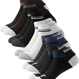 brucella Ankle Length Socks for Men & Women Made With Combed Cotton, Ideal for Regular Casual Wear (Pack of 5) Free Size (Multicolors)-picture-58