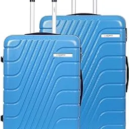 luggero Eternal Light-Weight & Durable Polycarbonate Sky Blue Unisex Hard Luggage|Set of 2 (L+M)|8 Smooth Spinner TPV Wheels| Outer Combi Lock | Trolley Bag-picture-50