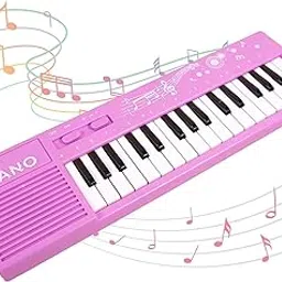 Multicolor Portable 32 Keys & 32 Melody Sound Keyboard Piano Musical Toys for Kids.-image-1