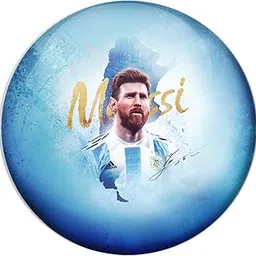 AVI Fridge Magnet with Blue Colour Argentina Football Player Lionel Messi Design MR8000031 image 1
