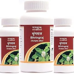 Tansukh Bhringraj Powder for Hair - 100 gram | Ayurvedic Bhringraj Churna | Made In India Product (Pack of 3)-picture-53