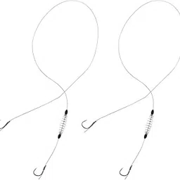 CALANDIS 2Pcs Spring Fishing Feeder Set Fishing Hook 3#,7#,11#Carp Fishing Tackle 11#-picture-35