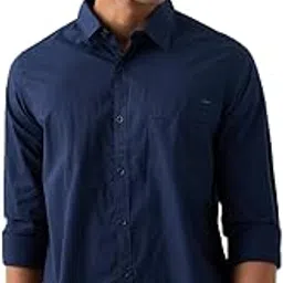 spykar Men's Solid Slim Fit Shirt-picture-51