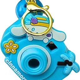 Cute Camera Design Mini Keychain for Kids, Decorative Toy Camera Charm - Multicolors - Projector Keychain for kids-picture-21