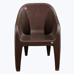 Avro 9100 Mid Back Plastic Chair -Set of 2, Brown-image-24