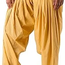 hnv style Patiyala Pant Only | Cotton Free Size Traditional Ethnic Wear Patiala for Women Stylish Latest | Relaxed Fit Punjabi Casual Patiyala Salwar for Woman & Girls | Golden-picture-46