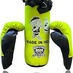 Kids Boxing Kit with Gloves & Punching Bag | Junior Boxing Set for Training, Fitness & Fun | Indoor & Outdoor Punching Bag Set for Kids_2-picture-18
