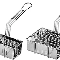 ATORSE™ Taco Basket Stainless Steel Taco Shell Deep Fryer Basket for Restaurant Home 3 Grids|Home & Garden|Kitchen Dining & Bar|Small Kitchen Appliances|Fryers-picture-18