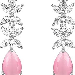giva 925 Silver Zircon Studded Magical Drop Earrings| drops to Gift Women & Girls | With Certificate of Authenticity and 925 Stamp | 6 Months Warranty*-picture-37