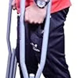 KENKO Mobility Ultralight Underarm Auxiliary Crutch 2pcs Walking Stick Silver Length 114-134cm Walking Stick - Copy (3)-picture-42