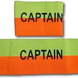 Nextage Captain Armband – Durable Elastic Breathable Band for All Sports, Waterproof Lightweight Stretchable Velcro Armbands, Neon Multicolor High Visibility Set of 2 Football Band-picture-27