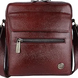 Genuine Leather Sling Bag - Stylish and Spacious Crossbody Bag for Daily Use, Travel - Adjustable Strap, 1 Year Warranty-image-47