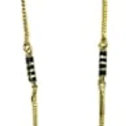 zyphora luxe Traditional Black Beads Multi Mangalsutra for Women. Imitation Jewellery Traditional Gift, Stylish Wedding Jewelry, Durable & Lightweight Mangalsutra Necklace image 1