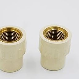 generic UPVC Female Thread Adapter, 1/2 inch, Brass Insert, Ivory, Pack of 4-picture-15