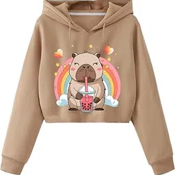 beltly Crop Women Girl Causal Stylish Sweatshirt Latest Black Lavender Beige White Pink Brown 599 699 499 Under Winter Crop Hoody-picture-46