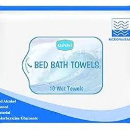 Ginni Bed Bath Wipes – Gentle Wet Wipes for Adults & Patients – 10 Wipes Per Pack (Pack of 1) – Big Size for Men & Women – Ideal for Sponge Baths – Antibacterial, No-Rinse, Convenient & Refreshing-picture-11