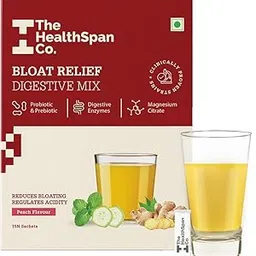 The Healthspan Co. Relief From Digestive Issues,Gas,Bloating,Acidity & Constipation|3 Bn Cfu Of Clinically Proven Probiotic|Digestive Enzymes & Magnesium|15 Days Pack,Sachet,1 Count,15 Servings-image-13