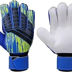 MERISHOPP Goalkeeper Gloves Antislip Finger Protection Men Women Stylish Goalie Gloves 10Cm Blue|Sporting Goods|Team Sports|Soccer|Clothing, Shoes & Accessories|Gloves-image-64