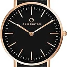 carlington Iconic Analog Womens Watch 41mm case Diameter with Nylon Strap - CT 2045 Black-picture-56