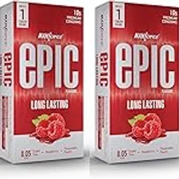 Manforce Epic Pleasure Long Lasting Premium Condoms for Men, Super Thin, Raspberry Flavour, Disposable Pouch (10 Counts) x Pack of 4-picture-16