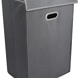 Double R Bags Stylish Foldable Laundry Bags with Handle for Everyday Chic Organization - Dark Grey (Pack of 1)-picture-50