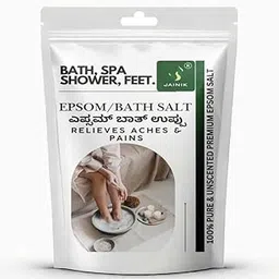 JAINIK Epsom Salt For Muscle Relief, Relieves Aches Pain,Bath salt for Relaxation,Refreshing Body,Joint Soreness and Tired Muscles,No Color Added 1000gm-image-87