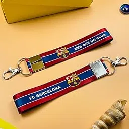 since 7 store Premium Barcelona Football Double Sided Printed Keychain-picture-15