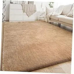 Handwoven Festive Collection of Microfiber Cozy Soft Shaggy Rectangle Carpet with 2inch Thikness Size 5x7 feet-picture-16