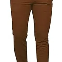 miramichi Men's Slim Fit Formal Trousers - Crafted from Premium Lycra Blend Fabric, Solid Pattern, Ideal for Formal Occasions-picture-11
