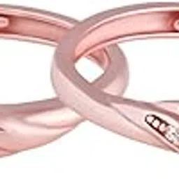 925 Silver Rose Gold Couple Goals Ring, Adjustable | | Promise Rings for Men and Women | With Certificate of Authenticity and 925 Stamp | 6 Month Warranty*-image-76