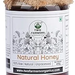 Two Farmers Organics Multiflora Honey 100% Pure & Raw – Unprocessed Natural Honey – 250g (Glass Jar)-picture-28