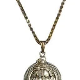czardonic Bhagwan Ram Ayodhya wale Locket with Square Chain Silver Plated for men boys and girls-picture-30