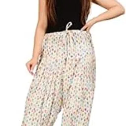 neha cration Women's Regular Fit Printed Cotton Patiala Salwar-image-17