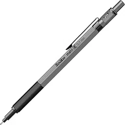 Scrikss 0.7mm Mechanical Clutch Lead Pen Pencil Matte Grey Body Matri-X Series Eraser Included-picture-10