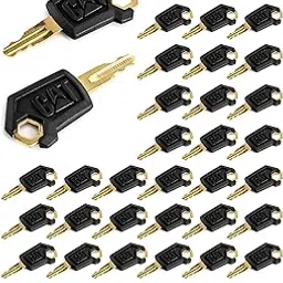 QWORK 5P8500 Cat Keys, 40 Pack Ignition Keys for Caterpillar Heavy Equipment-picture-35