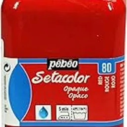 Pebeo Setacolor Opaque Fabric Paint, 250ml, Red-picture-63