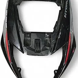 NTORQ FRONT NOSE/SHIELD MAT BLACK & SILVER COLOUR-picture-15