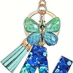 rikrishnaya artworks Personalized Handmade Resin Alphabet Keychain in Multiple Designs available | For Men & Women | For Bike Wallet Purse Backpack Gift-picture-42