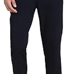dennis lingo Men's Mid Rise Cotton Regular Fit Solid Stretchable Chinos, Casual Trouser Pants with Drawstring Waist-picture-25