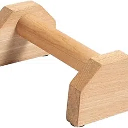 JAZZY PEARLS® 2Pcs Wooden Parallettes Anti Slid Sturdy Push Up Stands for Home Yoga Workout 25 cm-Sporting Goods-Fitness Running & Yoga-Strength Training-Push Up Stands-2 Push Up Bars-image-4