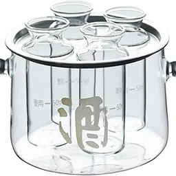ATORSE Glass Sake Set Serving Gift Unique Sake Tank Clear for Hotel Restaurant Home|Home & Garden|Kitchen, Dining & Bar|Bar Tools & Accessories|Wine Racks & Bottle Holders-picture-20
