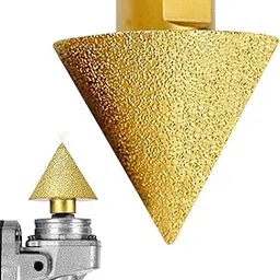 Serplex® Diamond Beveling Chamfer Bit for Angle Grinders, Chamfer Drill Bit, 38mm Diamond Conical Design for Tiles, Marble, Quartz & Hard Surfaces, Precision-Engineered M10 Bit for Smooth Edges-picture-47