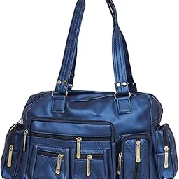 bonica Multi-Pocket Shoulder Handbag, Travel Tote, Large Capacity Organiser Bag with Multiple Compartments.-picture-29